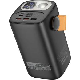 Зовнішній акумулятор Hoco DB160 Astrum 60000mAh 100W Black