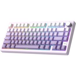 Клавиатура MageGee Light 75 Purple Bird Switch White/Purple (6971969728813)