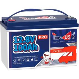 Акумулятор Timeusb Pro LiFePO4 12V (12.8V/100Ah/1280Wh) (Timeusb-12.8V100Ah-Pro)
