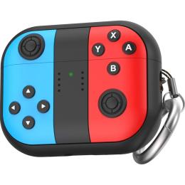Чехол AhaStyle Game Machine Silicone для Airpods Pro 3 Blue/Red (CP-PT-JY28B-ERD)