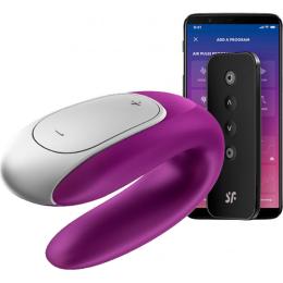 Смарт-вібратор для пар Satisfyer Double Fun Partner Vibrator Violet (SO5059)