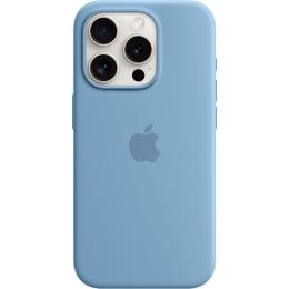 Чехол Apple Silicone Case with MagSafe для iPhone 15 Pro Winter Blue (MT1L3ZM/A)