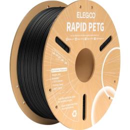 Филамент для 3D-принтеров Elegoo Rapid PETG 1kg Black (50.203.0216)