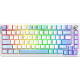 Клавиатура MageGee SKY 81 RGB Pink Bear Switch Ice Sea Blue
