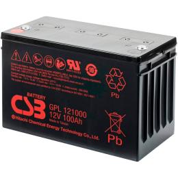 Акумулятор CSB AGM 12V (12V/100Ah/1200Wh) (GPL121000)