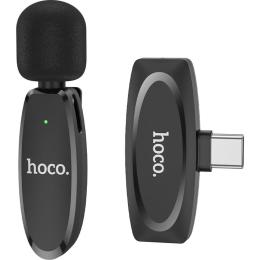 Микрофонная радиосистема Hoco L15 Crystal USB-C Black (789037)