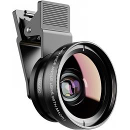 Ширококутний макрооб'єктив для смартфона Apexel APL-0.45WM