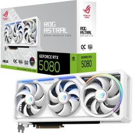 Видеокарта Asus ROG Astral GeForce RTX 5080 OC 16GB GAMING White (ROG-ASTRAL-RTX5080-O16G-WHITE) EU