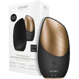 Термощетка для лица GESKE Sonic Thermo Facial Brush 6в1 Gray (HB0075)