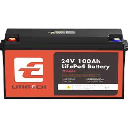 Аккумулятор Lithtech LiFePO4 24V (25.6V/100Ah/2560Wh) (TE24100B)