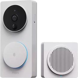 Дверний дзвінок Aqara Smart Video Doorbell G4 White (ZNKSML01LM)