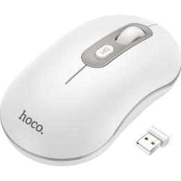 Миша Hoco GM21 Platinum Wireless White