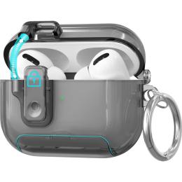 Чехол AhaStyle Easy Switch Button для Apple AirPods Pro 3 Transparent Black (CP-WG191-CBK)