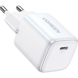Мережевий зарядний пристрій Ugreen CD318 Nexode Mini 20W PD GaN Tech Charger White (15324)