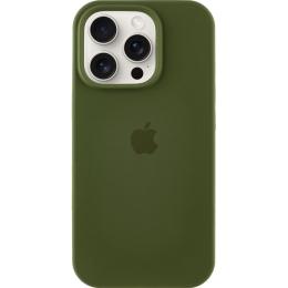 Чохол Silicone Case для Apple iPhone 16 Pro Max Dark Olive AA