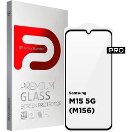 Захисне скло ArmorStandart Full Pro Glass для Samsung M15 5G Black (ARM74368)