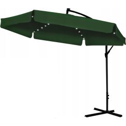 Садова парасоля GardenLine GAO1510 з LED підсвіткою Green