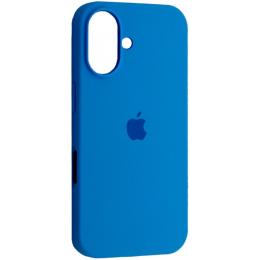 Чохол Silicone Case для Apple iPhone 16 Blue