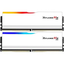 Модуль памяти DDR5 G.Skill Ripjaws M5 RGB 2x32GB 6000MHz White (F5-6000J3040G32GX2-RM5RW)