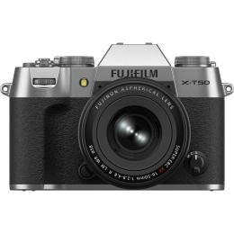 Беззеркальный фотоаппарат Fujifilm X-T50 Kit XF 16-50mm f/2.8-4.8 R LM WR Silver (16828569)