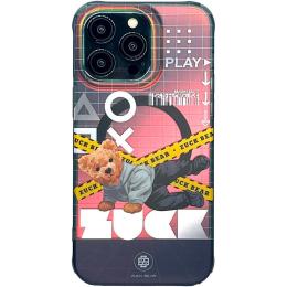 Чохол Zuck Bear New York Never Sleeps MagSafe Case для Apple iPhone 15 Pro Max Queens Spark