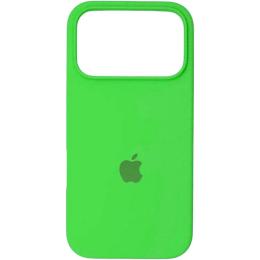 Чехол Silicone Case для Apple iPhone 17 Pro Max Shiny Green AA