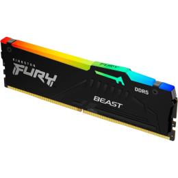 Модуль памяти DDR5 Kingston FURY Beast RGB EXPO 32GB 5600MHz Black (KF556C36BBE2A-32)