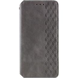 Чохол-книжка GETMAN Cubic Case для Redmi Note 13 4G Grey