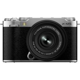 Беззеркальный фотоаппарат Fujifilm X-M5 Kit XC 15-45mm f3.5/5.6 OIS PZ Silver (16900771)