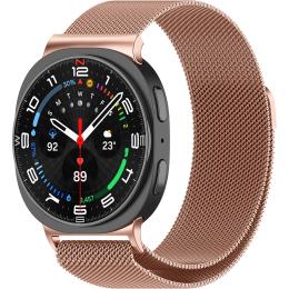 Ремінець ArmorStandart Milanese Magnetic для Samsung Galaxy Watch 8/8 Classic 20x113 mm Rose Gold (ARM87360)