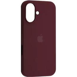 Чохол Silicone Case для Apple iPhone 16 Plum AA