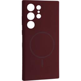 Чохол DK Luxury Silicone Case with MagSafe для Samsung Galaxy S25 Ultra Plum