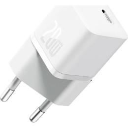 Мережевий зарядний пристрій Baseus GaN5 Fast Charger Mini 1C 20W White (CCGN050102)