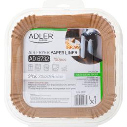 Пергаментные формы для аэрогриля Adler AD 6732 20х20 см 100 шт