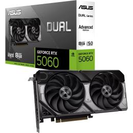 Видеокарта Asus Dual GeForce RTX 5060 8GB OC Advanced (DUAL-RTX5060-O8G-A) EU