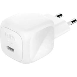 Сетевое зарядное устройство Belkin BoostCharge Compact USB-C PD 45W White (WCA013KQWH)