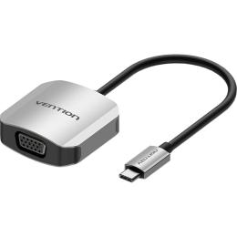 Переходник Vention USB-C to VGA Grey (TDFHB)