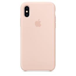 Чохол Silicone Case для Apple iPhone XS (Pink Sand) ААА