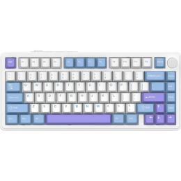 Клавиатура Attack Shark X85 RGB Linear White Jade Switch Wireless White/Purple (AS-6972792470320-WP-UA)