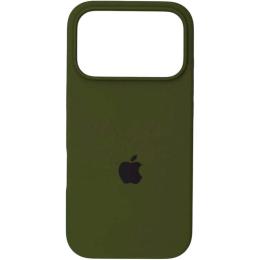 Чехол Silicone Case для Apple iPhone 17 Pro Max Army Green AA