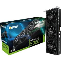 Відеокарта Palit GeForce RTX 5060 Ti Infinity 3 16GB (NE7506T019T1-GB2061S) UA