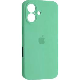 Чохол Silicone Case Camera Protect для Apple iPhone 16 Spearmint AA