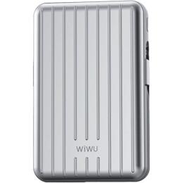 Зовнішній акумулятор WiWU Trunk Series PP03 10000mAh 22.5W Silver (6936686410830)