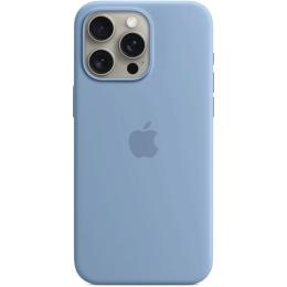 Чохол Apple Silicone Case with MagSafe для iPhone 15 Pro Max Winter Blue (MT1Y3ZM/A)