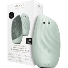 Чистящая щетка для лица GESKE Sonic Thermo Facial Brush&Face-Lifter 8в1 Green (HB0096)