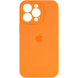 Чохол Silicone Case Camera Protect для Apple iPhone 16 Pro Max Orange AA