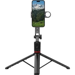 Монопод-штатив WiWU Bluetooth Selfie Stick Tripod with LED Black (Wi-SE015)
