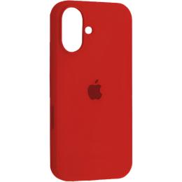 Чохол Silicone Case для Apple iPhone 16 Red AA