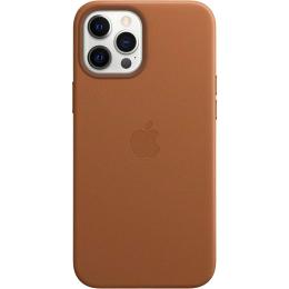 Чохол Leather Case with MagSafe для Apple iPhone 14 Pro Golden Brown AAA
