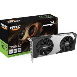 Видеокарта Inno3D GeForce RTX 5070 Twin X2 12G (N50702-12D7-195064N) EU